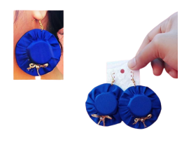 New Arrival Fashion Sun Hat Shape Earrings For Women