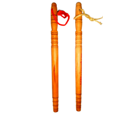 Multicolor Wood Nala Poni - Pack of 2 PCS