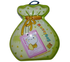 Small Green Money Box For Kids
