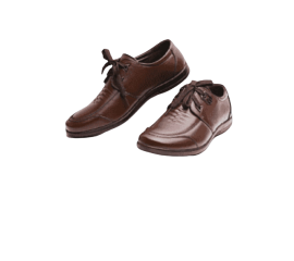 Dress Shoes In Pure Leather For Men - Brown