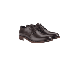 Dress Shoes In Pure Leather For Men - Dark Brown