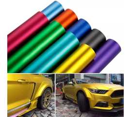 Vinyl Wrap Matte Metallic Vehicle Film 12"X36 Sticker Paper