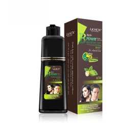 Lichen Brown Hair Color Dye Shampoo - 200 ML