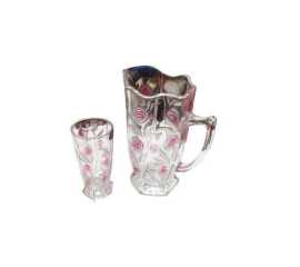 PrettyNeat Imported Iranai Jug & Glass Water Set