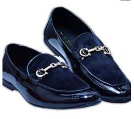 Loofers in Velvet and Leather