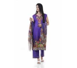 Summer Collection Digital Printed 3 Piece Lawn Suits With Daimond Lawn Dupatta - DDS-06