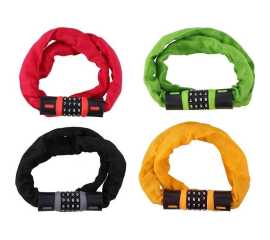 Dunlop 0.9M Bike Cycle Security Chain 4 Digit Combination Lock - 1 Piece