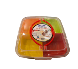 Multicolor Kitchen Spice Jars Storage Box