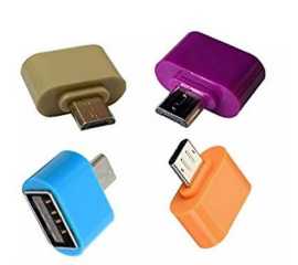 Otg Connector Usb To Micro Usb Your Smart Phone Mobile - Pack Of 2