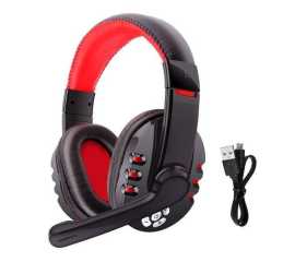 RGB A68 Gaming Headphone Wired - RedRGB A68 Gaming Headphone Wired - Red