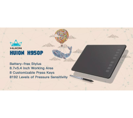 Huion H950P Ultrathin Graphic Tablet For Drawing & Writing