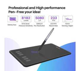 Huion Inspiroy H640P Battery-Free Digital Graphic Drawing & Writing Tablet