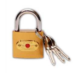 Iran Padlock 63MM For Safety - Golden