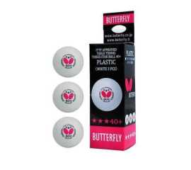 Butterfly 3-Star Ball R40+ Pack of 3