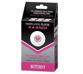 Butterfly 3-Star Ball R40 Ball Pack Of 6