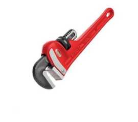 12 Inches Single Sided Pipe Wrench - Red
