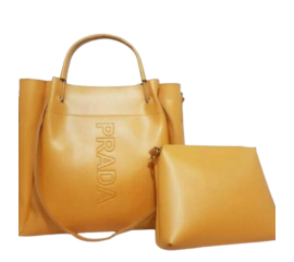 Prada Leather Hand Bags Set For Ladies