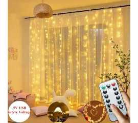 Pack of 10 Decoration Curtain Light Strings - Multi Colors
