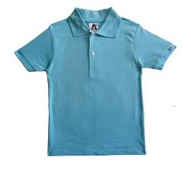 America Project Polo T-Shirt - Light Blue