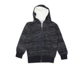 Bear River Jersey Fabric Kids Hood - Black