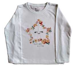 All Basics Jersey Fabric Sweatshirt - White