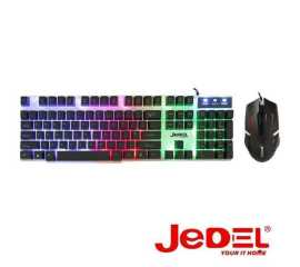 Jedel Gk100 Wired Gaming Backlight Keyboard & Mouse Combo Set
