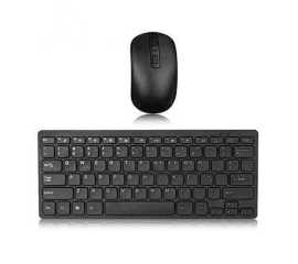 Jedel Ultra Mini Black Wireless Keyboard And Mouse Combo Set