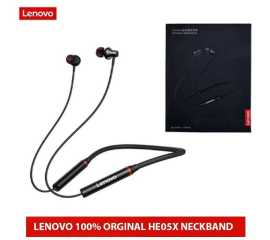 Lenovo He05X Wireless Bluetooth Neckband - Black