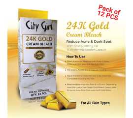 City Girl Gold Bleah Sachet 12 Pcs Master