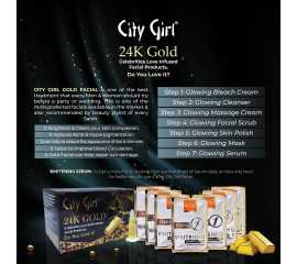 City Girl Gold Facial 7 Steps Sachet Kit