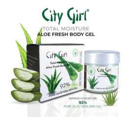 City Girl Fresh Body Aloe Vera Gel Jar