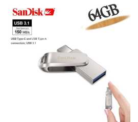 SanDisk 64GB Ultra Dual Drive Luxe USB Type-C USB Flash Drive