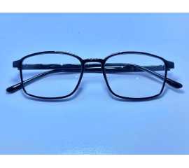 T.R Frame Unbreakable Plastic Korean Eye Wear Glasses - Black