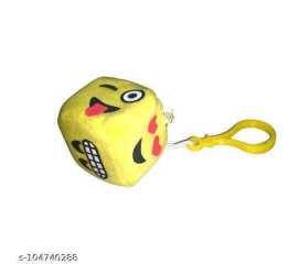 Soft Cotton Emoji Keychain For Girl's And Boy's