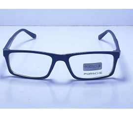 Korean Design Square Shape Plastic Frame Glasses - Black