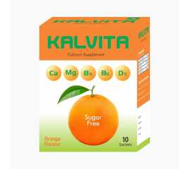 KALVITA Calcium Supplements Supports Skeletal Growth - Pack of 10 Sachet