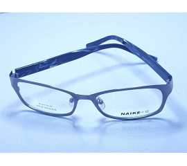 Korean Design Square Shape Metal Frame Glasses - Grey