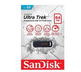 SanDisk 64GB Ultra Trek USB 3.0 Flash Drive 130Mb/s Speed - Sdcz490