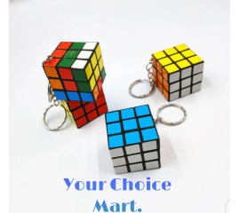 Rubic Cube Keychain For Girl's & Boy's - 1 Piece
