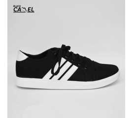 Black Came Black & White Sneakers For Men