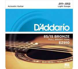 Daddario Ez910 American Bronze Acoustic Guitar String Set