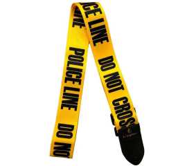 Lespoir Police Line Pattern Guitar Strap