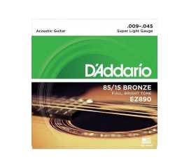 Ez890-85/15 Bronze American Extra Light Acoustic Guitar String Set
