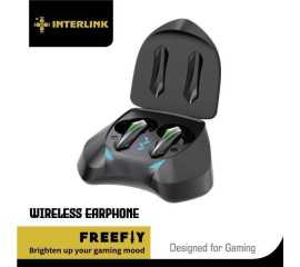 Interlink Airpods 03-06-017 Freefly Gaming Earbuds - Black