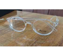 Transparent Plastic Round Frame Eyeglasses - BG00043