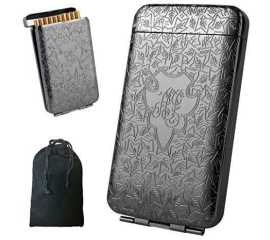 Yusud Metal Silver Cigarette Case - 16 PCS Capacity