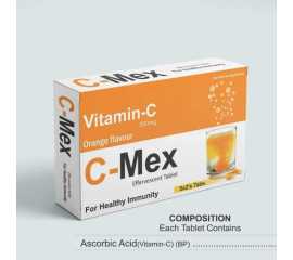 C-Mex Vitamin C 500G Effervescent Tablet For Health Immunity