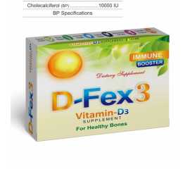 D-Fex Vitamin D3 Supplement For Healthy Bones