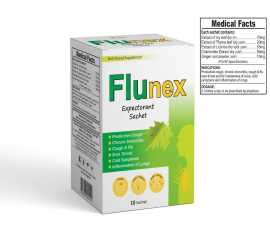 Flunex Expactorant Nutritional Supplements - 10 Sachet