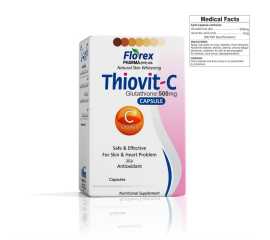 Florex Thiovit-C Glutathione Vitamin C 500G Capsule
